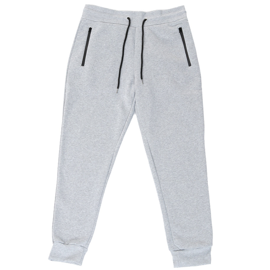 Men's Fleece Lined Slim Fit Casual Tech Jogger Sweatpants W Zipper Pockets S-3XL