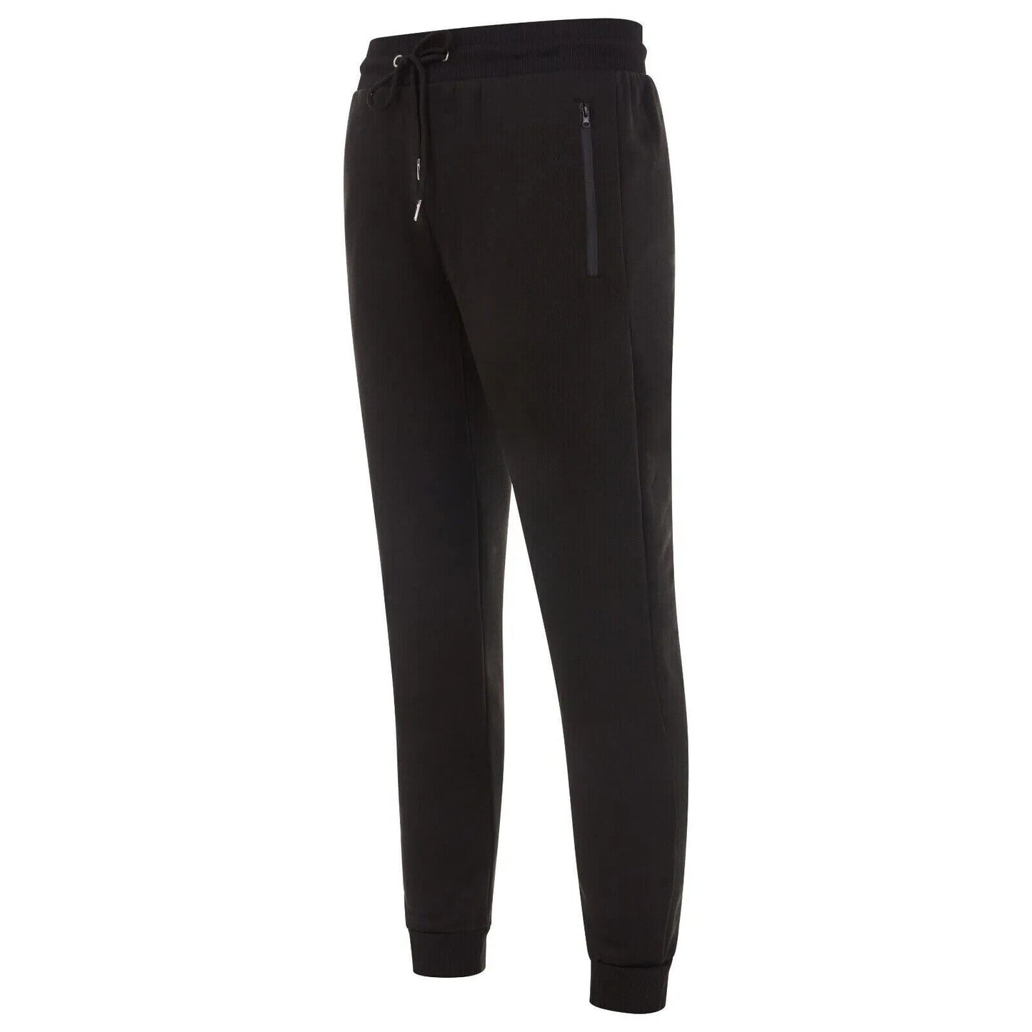 Men's Fleece Lined Slim Fit Casual Tech Jogger Sweatpants W Zipper Pockets S-3XL
